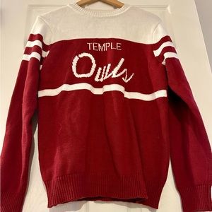 Temple University Vintage Stitched Sweater